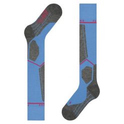 Damskie skarpety kompresyjne Falke SK4 Advanced. Niebieskie skarpetki damskie Falke, bez wzorów. Za 232.00 zł.