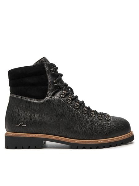 Paul&Shark Trapery 14318001 Czarny. Czarne buty zimowe męskie PAUL&SHARK, bez wzorów, ze skóry, bez obcasa, bez zapięcia. Za 1,099.00 zł.