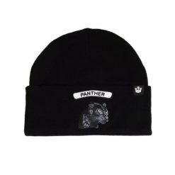 Czapka zimowa beanie Goorin Bros. Soft Rock Panther 107-1796-BLK. Czarne czapki damskie Goorin Bros, na zimę, bez wzorów, rockowe. Za 169.00 zł.