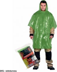 Kurtka męska R.E.I.S. PONCHO-F - Peleryna przeciwdeszczowa typu Poncho - pomarańczowy - uni. Brązowe kurtki męskie R.E.I.S., m, bez wzorów, bez kaptura. Za 3.51 zł.