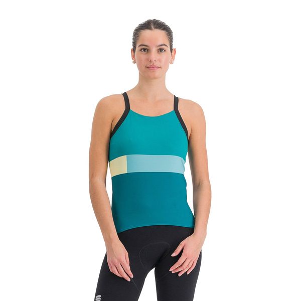Koszulka rowerowa damska Sportful Snap Top. Niebieskie topy damskie SPORTFUL, s, bez wzorów, sportowe, bez kołnierzyka, bez ramiączek. Za 159.99 zł.
