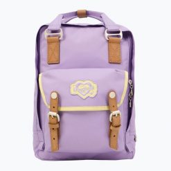 Plecak miejski Doughnut Macaroon Kaleido Series 16. Fioletowe plecaki męskie Doughnut, bez wzorów, z materiału, eleganckie. Za 449.99 zł.
