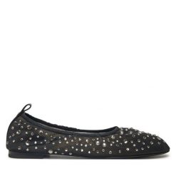 Baleriny Tory Burch. Czarne balerinki damskie Tory Burch, bez wzorów, bez obcasa, bez zapięcia. Za 1,399.00 zł.
