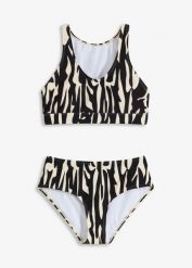 Bikini bustier (komplet 2 cz.). Zielone bikini bonprix, bez wzorów. Za 117.99 zł.