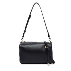 Torebka Furla. Czarne listonoszki damskie Furla, bez wzorów, bez dodatków. Za 1,259.00 zł.
