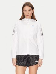 Adidas Kurtka do biegania Own The Run IK7445 Biały Regular Fit. Białe kurtki sportowe damskie Adidas, xs, bez wzorów, z syntetyku, bez ramiączek, bez kaptura, do biegania. Za 239.99 zł.