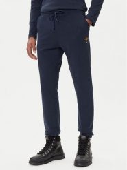 Aeronautica Militare Spodnie dresowe 252PF0872UF00459 Granatowy Regular Fit. Niebieskie spodnie sportowe męskie Aeronautica Militare, m, bez wzorów, z bawełny. Za 409.99 zł.