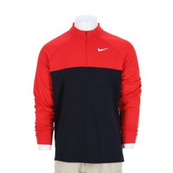 Second life - Nike męski golf Dri-Fit - Stan bardzo dobry. Czarne swetry męskie Nike, l, bez wzorów, z materiału, eleganckie, bez kołnierzyka, bez ramiączek. Za 114.98 zł.