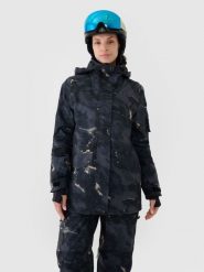 4F Kurtka snowboardowa membrana 10000 damska - multikolor M. Kurtki sportowe damskie 4F, na zimę, m, bez wzorów, z dzianiny, bez ramiączek, z kapturem, narciarskie. W wyprzedaży za 299.99 zł.