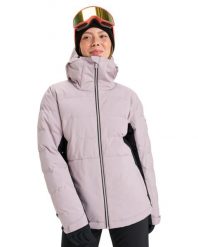 Kurtka do sportów zimowych techniczna damska SNOWYHILL PUFFY. Czarne kurtki sportowe damskie Roxy, s, bez wzorów, z materiału, bez ramiączek, bez kaptura, narciarskie. Za 629.99 zł.