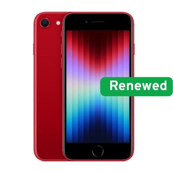Smartfon poleasingowy Apple iPhone SE (3rd Gen, 2022) | 4.7" Retina HD | A15 Bionic | 4GB | 64GB | iOS | Red | Warranty 12 months. Czerwone smartfony Apple. Za 966.88 zł.
