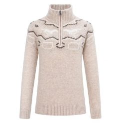 Damski sweter 1/2 zip HV Polo Josie. Niebieskie swetry nierozpinane damskie HV POLO, l, bez wzorów, z dzianiny, bez kołnierzyka, bez ramiączek. Za 376.50 zł.