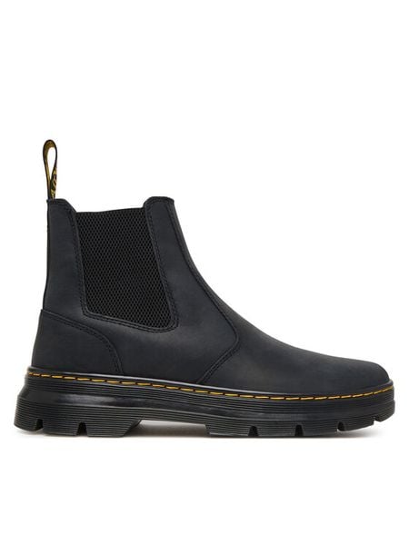 Dr. Martens Sztyblety Embury DM26002001 Czarny. Czarne botki męskie Dr. Martens, bez wzorów, z nubiku, bez obcasa, bez zapięcia. Za 799.99 zł.