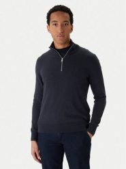 Marc O'Polo Sweter 529 5144 60314 Granatowy Regular Fit. Niebieskie swetry męskie Marc O'Polo, l, bez wzorów, z bawełny, bez kołnierzyka, bez ramiączek. Za 559.99 zł.