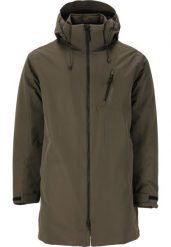 Parka Whistler Bellway W-Pro 10000. Zielone parki męskie Whistler, l, bez wzorów, z materiału, eleganckie, bez kołnierzyka, z kapturem. Za 441.50 zł.