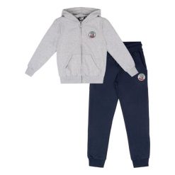 Bluza z kaptur na czas wolny na co dzień. Niebieskie bluzy damskie LEONE 1947 APPAREL, bez wzorów, z bawełny, sportowe, bez ramiączek, bez kaptura. W wyprzedaży za 112.15 zł.