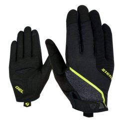 Rękawiczki rowerowe Ziener Clyo Touch Long black/lemon. Czarne rękawiczki męskie Ziener, bez wzorów. Za 107.93 zł.