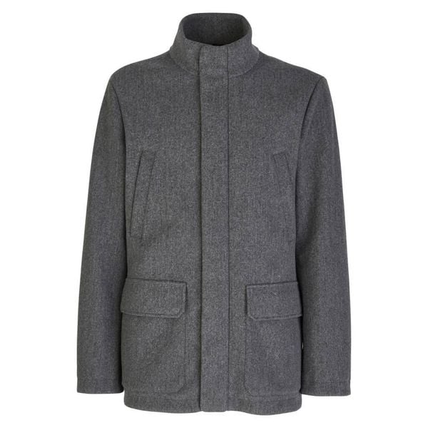 Kurtka GEOX M MONREALE Szary. Szare kurtki męskie Geox, m, bez wzorów, z tkaniny, bez kaptura. Za 604.99 zł.