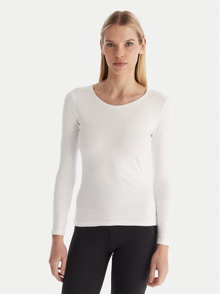 Ysabel Mora Bielizna termoaktywna górna 70022 Biały Slim Fit. Biała koszule nocne damskie ysabel mora, bez wzorów, z bawełny, bez ramiączek. Za 79.99 zł.