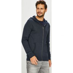 Selected - Bluza. Niebieskie bluzy męskie Selected, m, bez wzorów, z bawełny, bez ramiączek, z kapturem. W wyprzedaży za 79.90 zł.