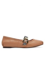 Coccinelle Baleriny E4 S15 19 01 01 Beżowy. Brązowe balerinki damskie Coccinelle, bez wzorów, ze skóry, bez obcasa, bez zapięcia. Za 599.99 zł.