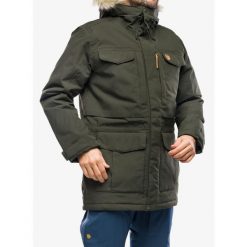 Kurtka ocieplana męska Fjallraven Nuuk Parka. Zielone parki męskie Fjällräven, na zimę, m, bez wzorów, sportowe, bez kołnierzyka, bez kaptura. Za 1,704.99 zł.