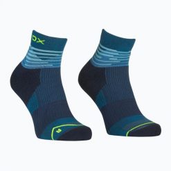 Skarpety męskie Ortovox All Mountain Quarter. Niebieskie skarpety męskie ORTOVOX, bez wzorów, z elastanu. Za 109.99 zł.