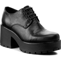 Półbuty VAGABOND - Dioon 4047-601-20 Black. Czarne półbuty damskie Vagabond, bez wzorów, z materiału, eleganckie, bez obcasa, na obcasie, bez zapięcia. W wyprzedaży za 279.00 zł.