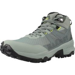 Buty turystyczne damskie Mammut Sertig II Mid GTX. Zielone obuwie trekkingowe damskie Mammut, bez zapięcia. Za 443.99 zł.