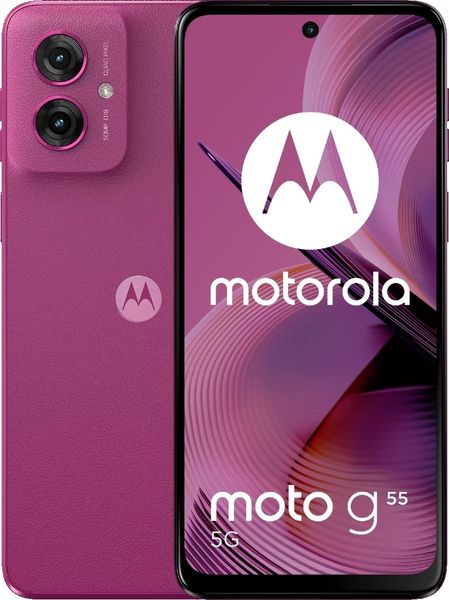 Smartfon Motorola Moto G55 5G 8/256GB Fioletowy (PB5U0008PL). Fioletowe smartfony Motorola. Za 658.77 zł.
