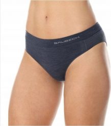 Brubeck HI10070 Biodr�wki damskie COMFORT WOOL ciemny jeans L. Bielizna sportowa damska Brubeck, l, bez wzorów, z jeansu. Za 74.80 zł.