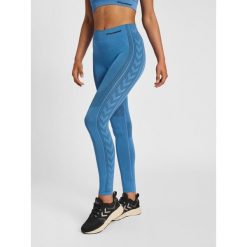 Damskie legginsy mid-rise Hummel Shaping. Niebieskie legginsy damskie Hummel, bez wzorów. Za 125.50 zł.