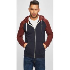 Quiksilver - Bluza. Niebieskie bluzy męskie Quiksilver, l, bez wzorów, z bawełny, bez ramiączek, z kapturem. Za 249.90 zł.