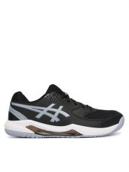 Asics Buty do tenisa Gel-Dedicate 8 1041A408 Czarny. Czarne buty sportowe męskie Asics, bez wzorów, ze skóry, bez zapięcia, tenisowe. Za 329.99 zł.