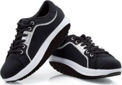 TropiDog Trampki z podeszwą kołyskową Fit Walk balansujące na fitness czarne 38. Czarne buty sportowe męskie TropiDog, bez wzorów, bez zapięcia. Za 169.00 zł.