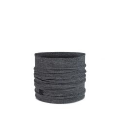 Komin z wełny merino Merino Fleece. Szare szaliki męskie Buff, bez wzorów, z elastanu. Za 137.49 zł.