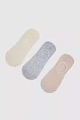 Skarpetki stopki 3-pack. Skarpetki damskie MOODO, bez wzorów. W wyprzedaży za 11.99 zł.