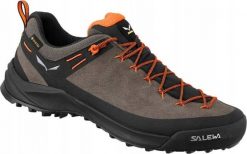 Buty trekkingowe męskie Salewa Buty wildfire leather gtx-bungee cord-black-uk 8 (42) SALEWA. Czarne trekkingi męskie Salewa, bez zapięcia. Za 765.66 zł.