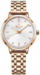 Zegarek Giewont Zegarek Damski Giewont Sapphire Różowe Złoto GW7370-B3. Czerwone zegarki damskie Giewont, złote. Za 218.01 zł.