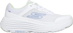 Skechers Buty damskie Skechers Max Cushining białe 129470 WMNT 41. Białe obuwie sportowe damskie Skechers, bez wzorów, bez zapięcia. Za 348.99 zł.