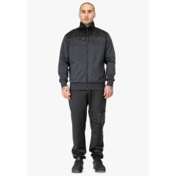 Kurtka z dresu Tapout Spirit. Czarne kurtki męskie TAPOUT, m, bez wzorów, z dresówki, bez kaptura. Za 465.50 zł.