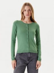 United Colors Of Benetton Kardigan 1091D5558 Zielony Regular Fit. Zielone kardigany damskie United Colors Of Benetton, l, bez wzorów, z bawełny, bez kołnierzyka. Za 159.99 zł.