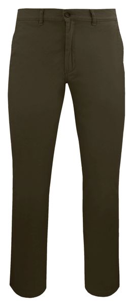 Męskie, Bawełniane Spodnie Typu Chinos - Victorio - Ciemny Brąz. Eleganckie spodnie męskie Victorio, bez wzorów, z bawełny. Za 279.00 zł.