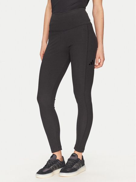 Adidas Legginsy ALL SZN JJ1249 Czarny Slim Fit. Czarne legginsy damskie Adidas, bez wzorów, z bawełny. Za 129.99 zł.