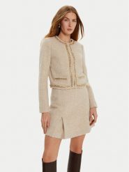 Marciano Guess Kardigan 4BGN0 87186A Beżowy Regular Fit. Brązowe kardigany damskie Marciano Guess, z aplikacjami, z syntetyku, bez kołnierzyka. Za 1,499.00 zł.