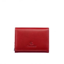 Czerwony portfel damski Canaletto ze skóry naturalnej licowej – klasyka i funkcjonalność PD2003. Czerwone portfele damskie ze skóry. Za 156.00 zł.