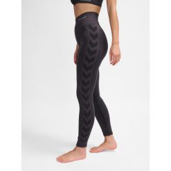 Damskie legginsy ze średnim stanem Hummel CI. Czarne legginsy damskie Hummel, bez wzorów. Za 167.50 zł.
