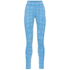 Damskie legginsy Kari Traa Rose. Niebieskie legginsy damskie Kari Traa, bez wzorów, z dzianiny. Za 441.00 zł.