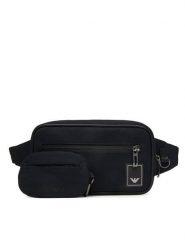 Emporio Armani Nerka EM000088 AF22391 UB118 Granatowy. Niebieskie saszetki i nerki męskie Emporio Armani, bez wzorów, z materiału. Za 1,209.00 zł.