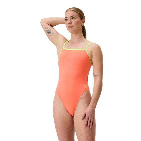 Strój kąpielowy damski Speedo Fl Solid Tri Back Af. Brązowe stroje kąpielowe damskie Speedo, uniwersalny, bez wzorów. Za 203.99 zł.